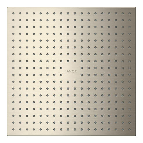 hansgrohe Axor douchette de tête encastrée, 300x300 mm, 1 an, nickel brossé