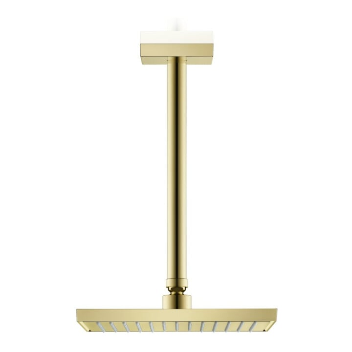 hansgrohe Axor Douchette EcoSmart encastrée, 245x185 mm, 1 jet, poli or optique