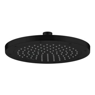 hansgrohe Axor douchette EcoSmart, installation encastrée ou murale, 245 mm, 1 an, noir mat