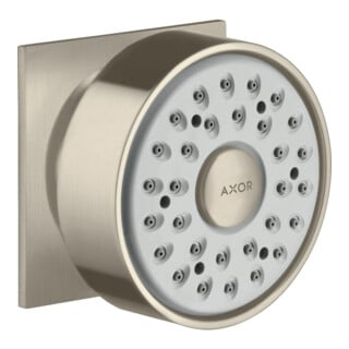 Hansgrohe Axor douchette latérale d'angle ros., pivotante, 1 jet, nickel brossé