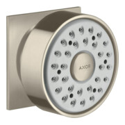 Hansgrohe Axor douchette latérale d'angle ros., pivotante, 1 jet, nickel brossé