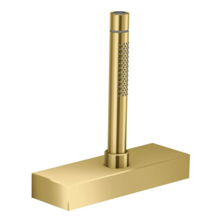 hansgrohe Axor Edge ensemble bord de baignoire avec sBox, optique or poli