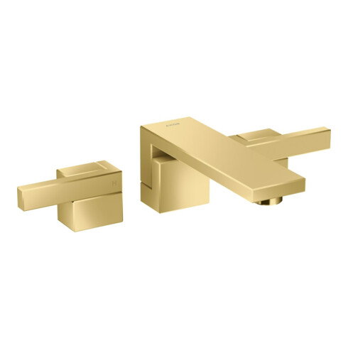 hansgrohe Axor Edge kit de montage fini 3-L-UP-WT-bras, optique or poli