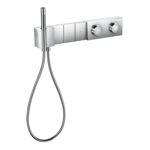 hansgrohe Axor Edge UP-Thermostat, 3 sorties, finition diamantée, chrome