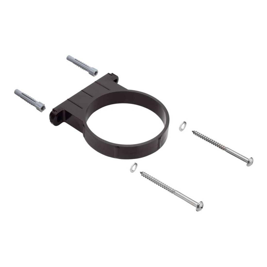 hansgrohe Axor Élément de fixation noir avec pièces de montage