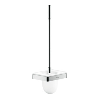hansgrohe Axor Ensemble brosse WC universel montage mural, aspect acier inoxydable