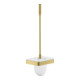 hansgrohe Axor Ensemble brosse WC universel montage mural, laiton brossé-1