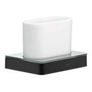 hansgrohe Axor gobelet universel, verre, montage mural, noir mat