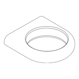 hansgrohe Axor Logo cache pour élément de maintien chrome