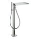 hansgrohe Axor Massaud Set de montage prêt mitigeur bain sur pied, aspect acier inoxydable-1