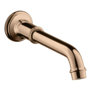 hansgrohe Axor Montreux Bec de baignoire Déport 166-220 mm, or rouge poli