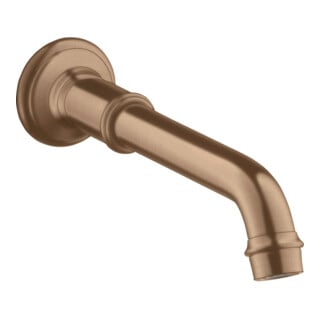 hansgrohe Axor Montreux Bec de baignoire Saillie 166-220 mm, or rouge brossé