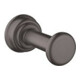 hansgrohe Axor Montreux Crochet à serviette Métal, fixation murale, chrome noir brossé-1
