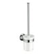 hansgrohe Axor Montreux Ensemble brosse WC Verre mat, métal chromé, mural-1