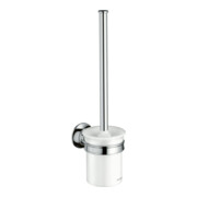 hansgrohe Axor Montreux Ensemble brosse WC Verre mat, métal chromé, mural