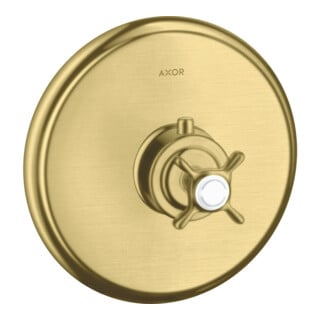 hansgrohe Axor Montreux HF UP-THM Set complet, avec poignée croix, laiton brossé