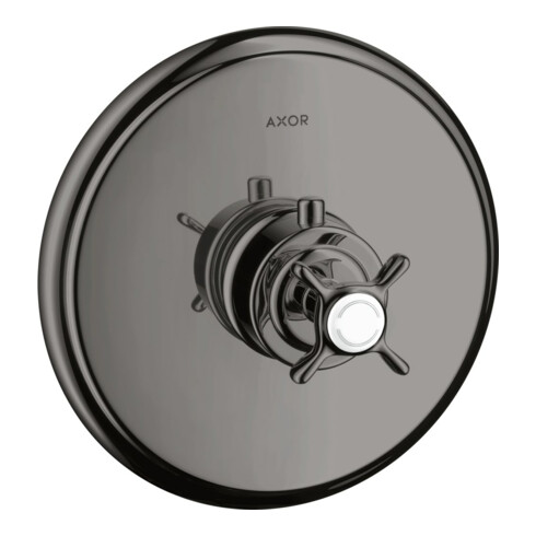 hansgrohe Axor Montreux Kit complet HF UP-THM, avec croix, chrome noir poli