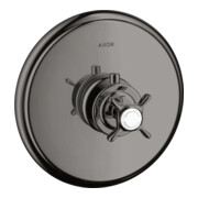 hansgrohe Axor Montreux Kit complet HF UP-THM, avec croix, chrome noir poli