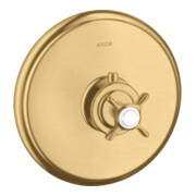 hansgrohe Axor Montreux Kit complet HF UP-THM, avec poignée croix, optique or brossé