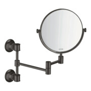 hansgrohe Axor Montreux miroir rasoir noir, inclinable, fixation murale, brossé bleu vc