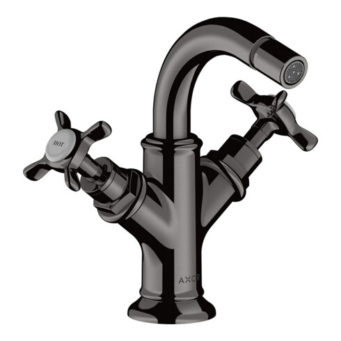 hansgrohe Axor Montreux Mitigeur bidet 2 trous A 104 mm, avec croix, tirette, bleu