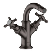 hansgrohe Axor Montreux Mitigeur bidet 2 trous A 104 mm, croix, tirette, bleu