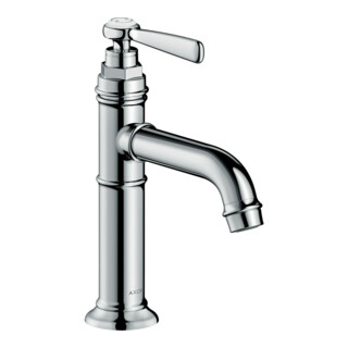hansgrohe Axor Montreux Mitigeur lavabo 100 Bec 142 mm, garniture vidage non verrouillable, chrome