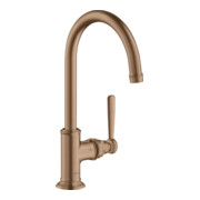 hansgrohe Axor Montreux Mitigeur lavabo 210 A 175 mm, sans garniture de vidage, brossé