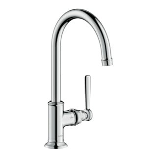 hansgrohe Axor Montreux Mitigeur lavabo 210 A 175 mm, sans garniture de vidage, nickel brossé