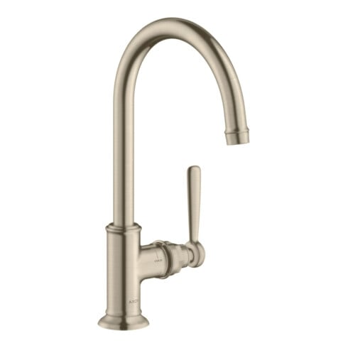 hansgrohe Axor Montreux Mitigeur lavabo 210 A 175 mm, sans garniture de vidage, nickel brossé