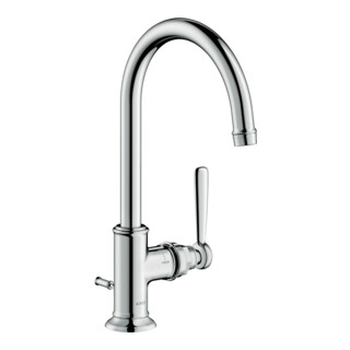 hansgrohe Axor Montreux Mitigeur lavabo 210 A 175mm, avec tirette, inox brossé