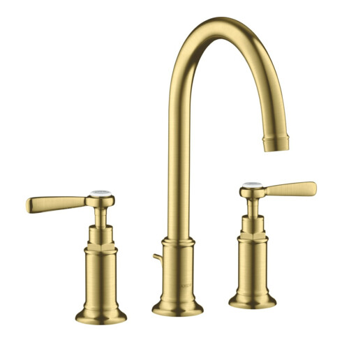 hansgrohe Axor Montreux Mitigeur lavabo 3 trous 180 175 mm, m H-I-P, tirette, brossé br