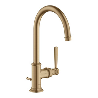 hansgrohe Axor Montreux Mitigeur lavabo mono 210 A 175 mm, tirette, bronze brossé