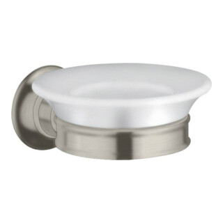 hansgrohe Axor Montreux Porte-savon encastré, acier inoxydable aspect mat