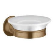 hansgrohe Axor Montreux Porte-savon encastré, mitigeur lavabo, montage mural, bronze brossé