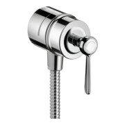hansgrohe Axor Montreux Robinet d'arrêt avec clapet anti-retour, levier, nickel brossé