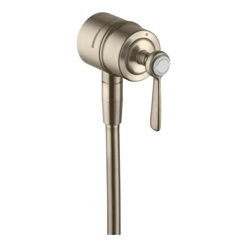 hansgrohe Axor Montreux Robinet d'arrêt avec clapet anti-retour, levier, nickel brossé