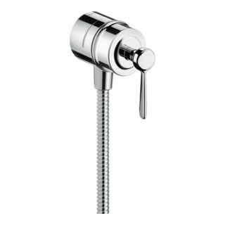 hansgrohe Axor Montreux Robinet d'arrêt Stop avec clapet anti-retour, levier, aspect inox