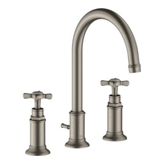 hansgrohe Axor Montreux Robinet lavabo 3 trous 180 175 mm, avec croix, tirette, ED