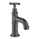 hansgrohe Axor Montreux Robinet sur pied 104 mm, chrome, sans vidage, brossé bleu-1