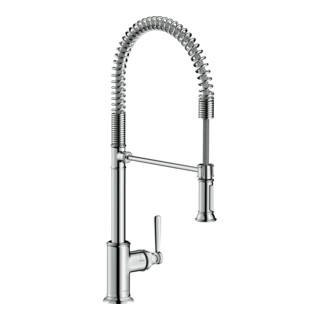 hansgrohe Axor Montreux SemiPr SPT 210, zone pivotante 360°, nickel brossé