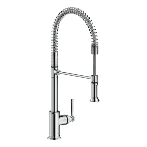 hansgrohe Axor Montreux SemiPro SPT 210, zone pivotante 360°, optique or brossé