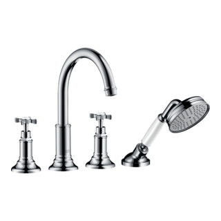 hansgrohe Axor Montreux Set de montage prêt à poser 4 voies, mitigeur croix, chrome