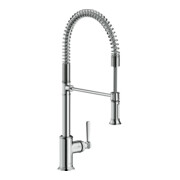 hansgrohe Axor Montreux SPT 210 SemiPro Noir chrome brossé, rotation 360°