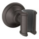 hansgrohe Axor Montreux Support de douche fixe, métal, chrome noir brossé-1