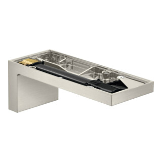 hansgrohe Axor MyEdition A Bec de baignoire 176 mm, acier inoxydable optique, sans plaque