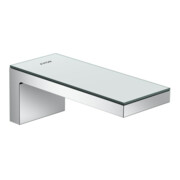 hansgrohe Axor MyEdition A Bec de baignoire 176 mm, blanc, avec plaque, chrome/verre miroir