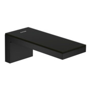 hansgrohe Axor MyEdition A Bec de baignoire 176 mm, blanc mat, noir mat/verre noir brillant