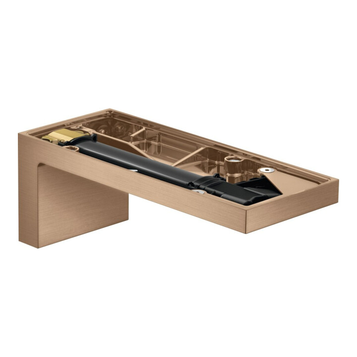 hansgrohe Axor MyEdition A Bec de baignoire 176 mm, montage mural, sans plaque, brossé or rouge