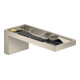 Hansgrohe Axor MyEdition A Bec de baignoire 176 mm, mural, sans plaque, nickel brossé-1